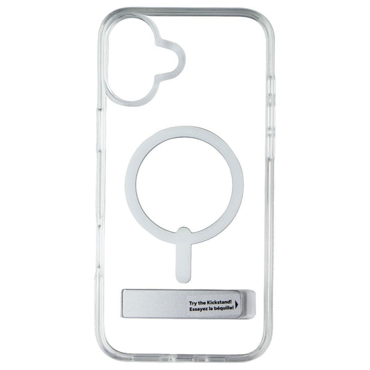 ZAGG Crystal Palace Snap Kickstand Case for MagSafe for iPhone 16 Plus - Clear