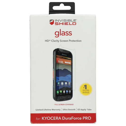 ZAGG InvisibleShield (Glass) Series Screen Protector for Kyocera DuraForce PRO Cell Phone - Screen Protectors Zagg    - Simple Cell Bulk Wholesale Pricing - USA Seller