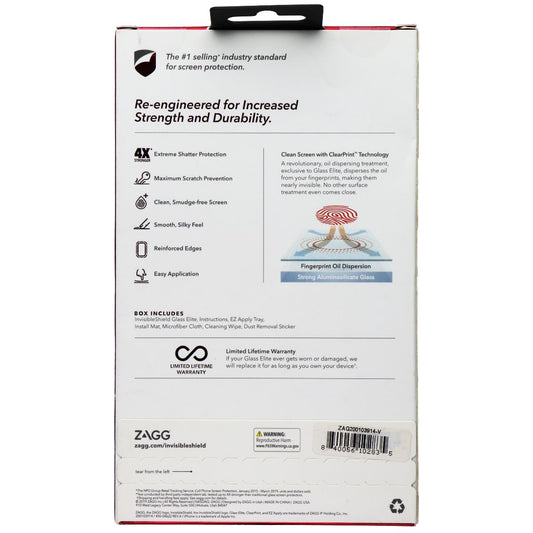ZAGG InvisibleShield (Glass Elite) Tempered Glass for Apple iPhone 11 Pro Max Cell Phone - Screen Protectors Zagg    - Simple Cell Bulk Wholesale Pricing - USA Seller