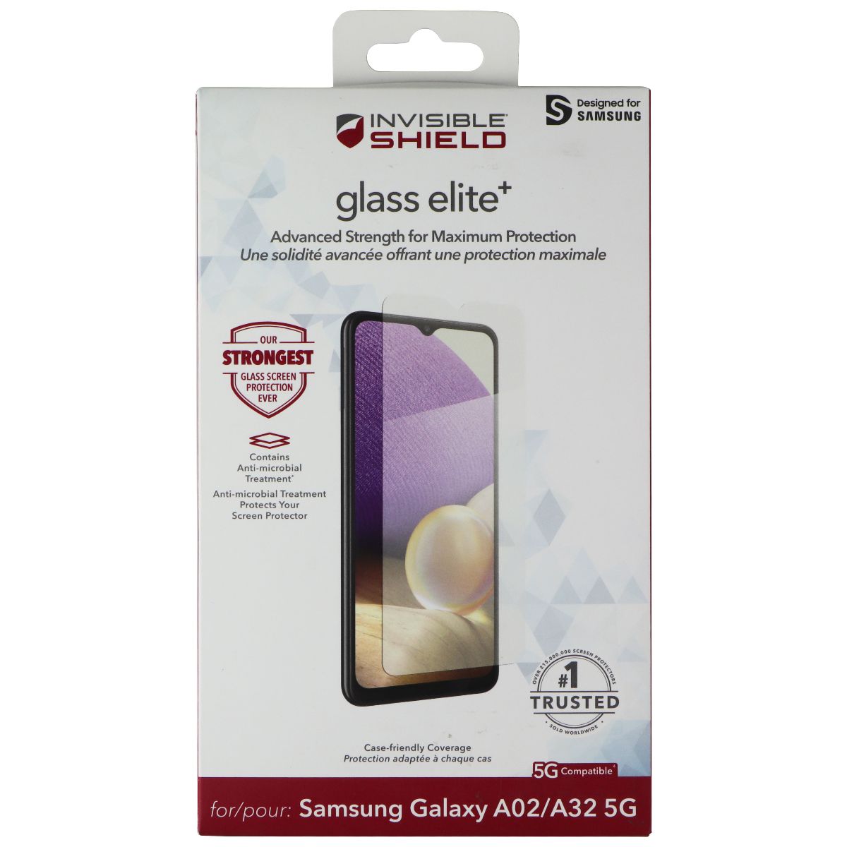 ZAGG (Glass Elite+) Screen Protector for Samsung Galaxy A02 and A32 5G Cell Phone - Screen Protectors Zagg    - Simple Cell Bulk Wholesale Pricing - USA Seller