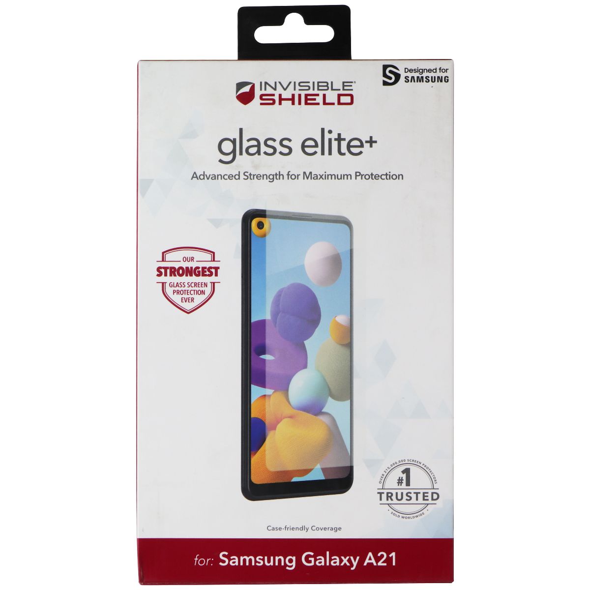 ZAGG Invisible Shield (Glass Elite+) for Samsung Galaxy A21 - Clear Cell Phone - Screen Protectors Zagg - Simple Cell Bulk Wholesale Pricing - USA Seller