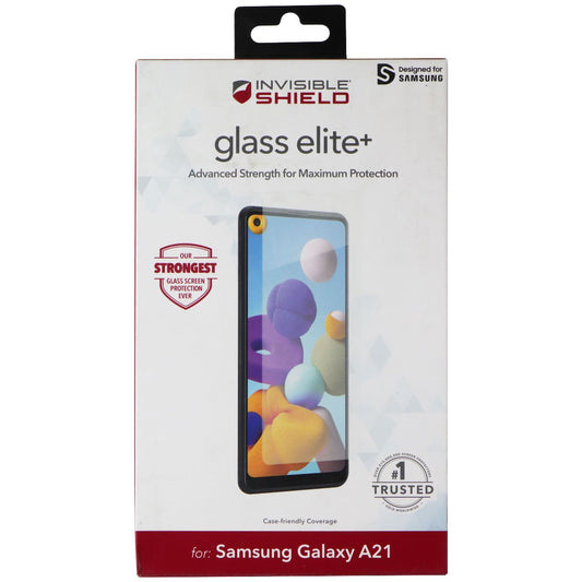 ZAGG Invisible Shield (Glass Elite+) for Samsung Galaxy A21 - Clear Cell Phone - Screen Protectors Zagg - Simple Cell Bulk Wholesale Pricing - USA Seller