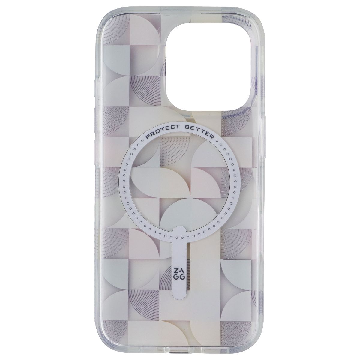 ZAGG Milan Snap Series Case for MagSafe for iPhone 16 Pro - Geometric