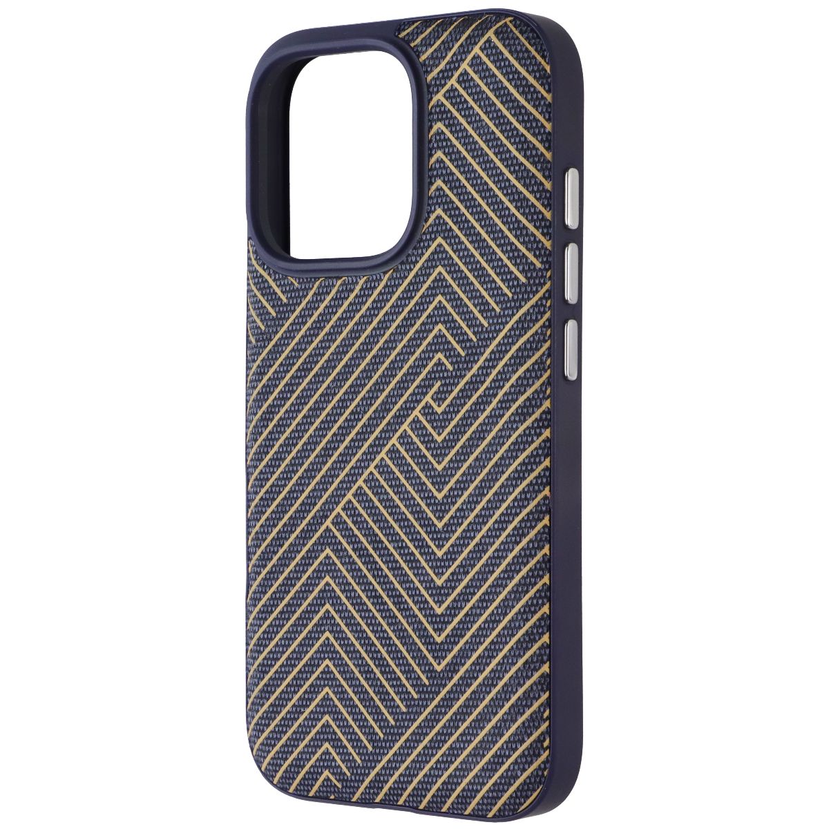 ZAGG London Snap Series Case for Apple iPhone 16 Pro - Navy Blue / Gold
