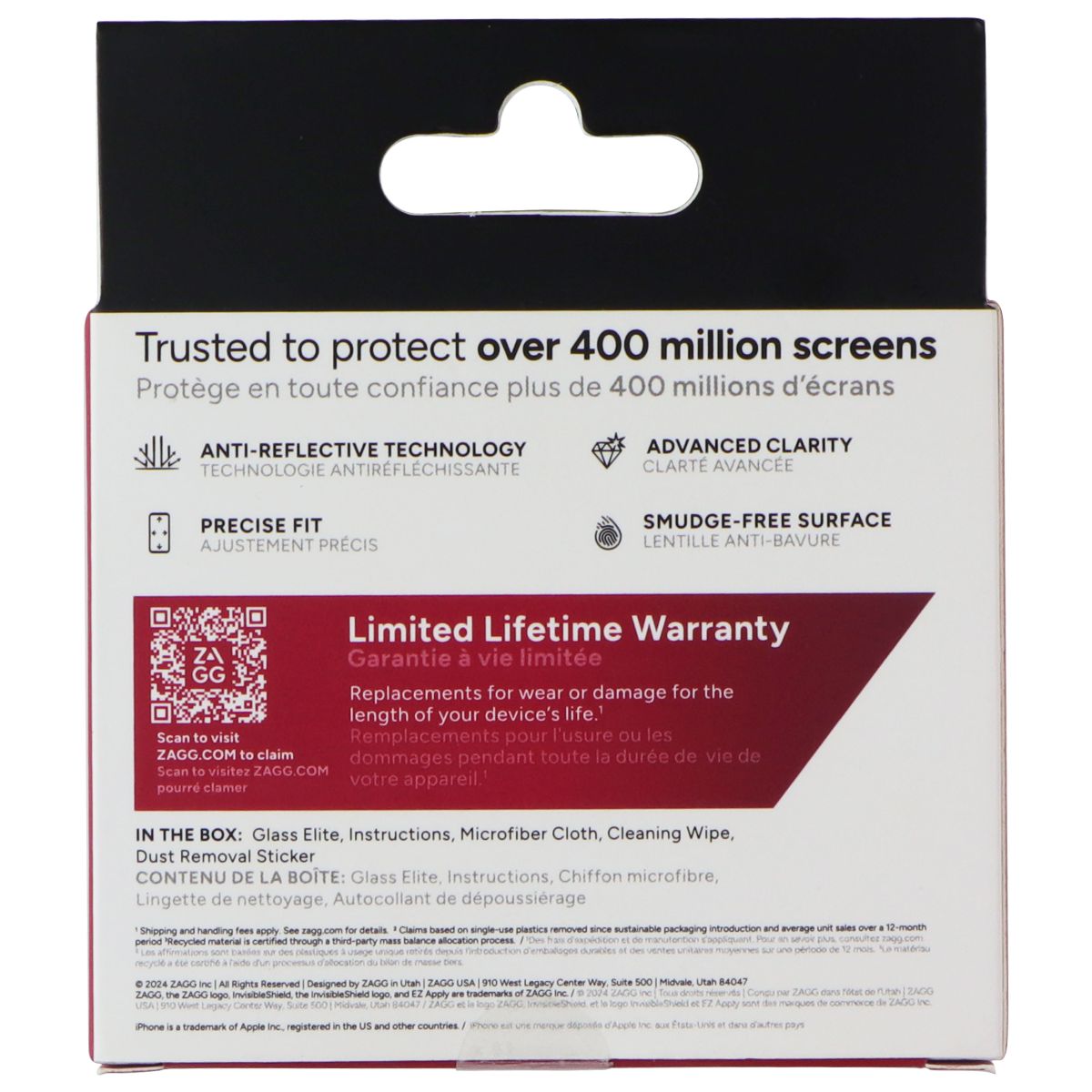 ZAGG InvisibleShield Glass Elite Lens Protector for iPhone 15/15 Plus/14/14 Plus Cell Phone - Screen Protectors Zagg - Simple Cell Bulk Wholesale Pricing - USA Seller