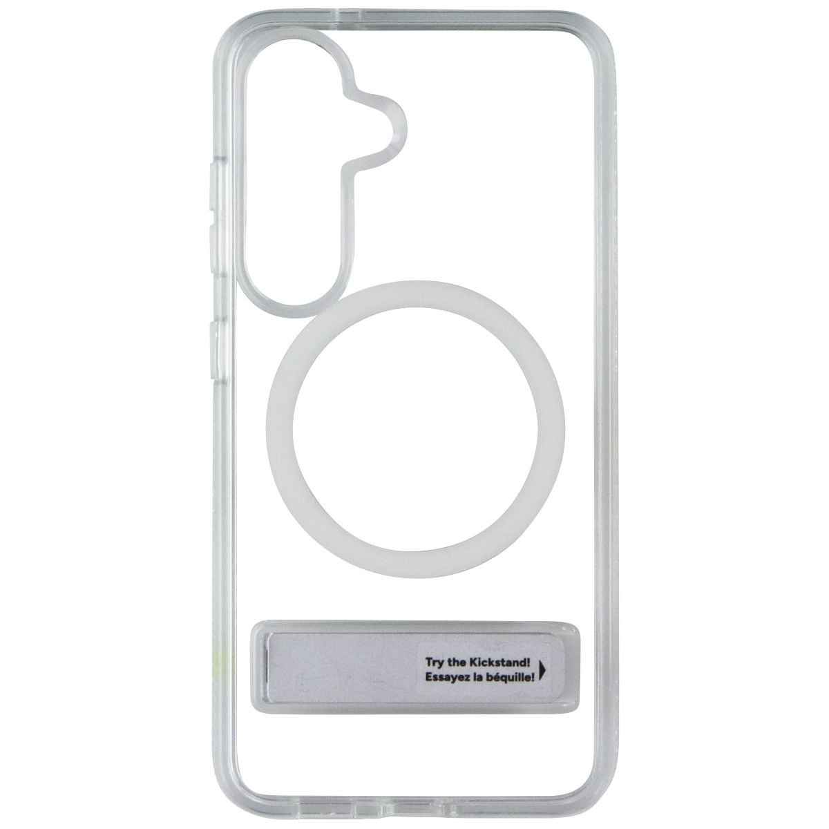 ZAGG Crystal Palace Snap Magnetic Kickstand Case for Samsung Galaxy S25 - Clear Cell Phone - Cases, Covers & Skins Zagg - Simple Cell Bulk Wholesale Pricing - USA Seller