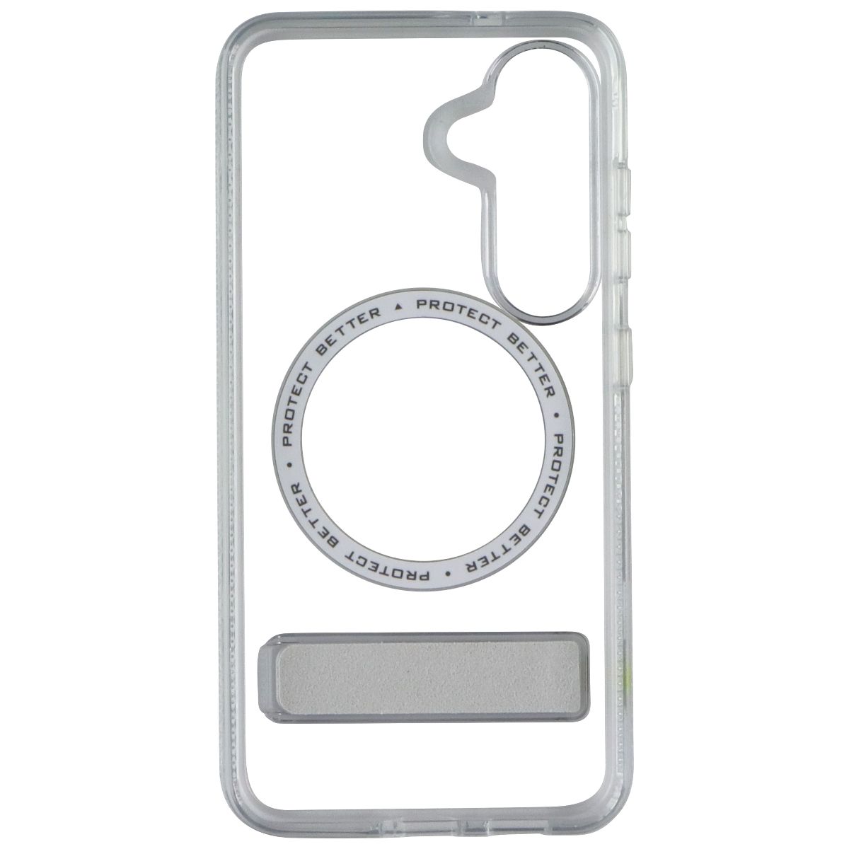 ZAGG Crystal Palace Snap Magnetic Kickstand Case for Samsung Galaxy S25 - Clear Cell Phone - Cases, Covers & Skins Zagg - Simple Cell Bulk Wholesale Pricing - USA Seller