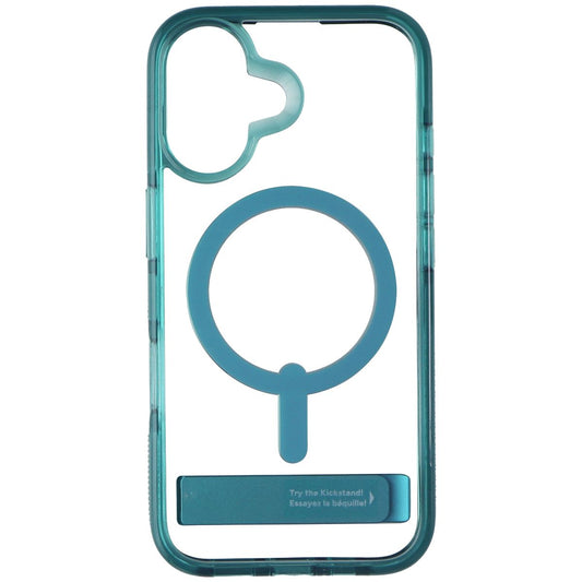 ZAGG Santa Cruz Snap Kickstand Case for MagSafe for Apple iPhone 16 - Retro Blue Cell Phone - Cases, Covers & Skins Zagg - Simple Cell Bulk Wholesale Pricing - USA Seller