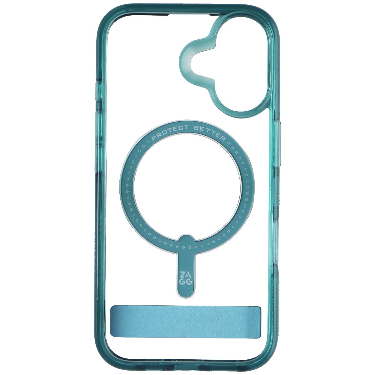 ZAGG Santa Cruz Snap Kickstand Case for MagSafe for Apple iPhone 16 - Retro Blue