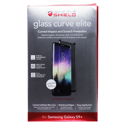 ZAGG Invisible Shield Glass Curve Elite Screen Protector for Galaxy S9+ (Plus) Cell Phone - Screen Protectors Zagg - Simple Cell Bulk Wholesale Pricing - USA Seller
