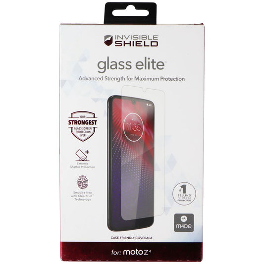 ZAGG Invisible Shield (Glass Elite) Screen Protector for Moto Z4 - Clear Cell Phone - Screen Protectors Zagg    - Simple Cell Bulk Wholesale Pricing - USA Seller
