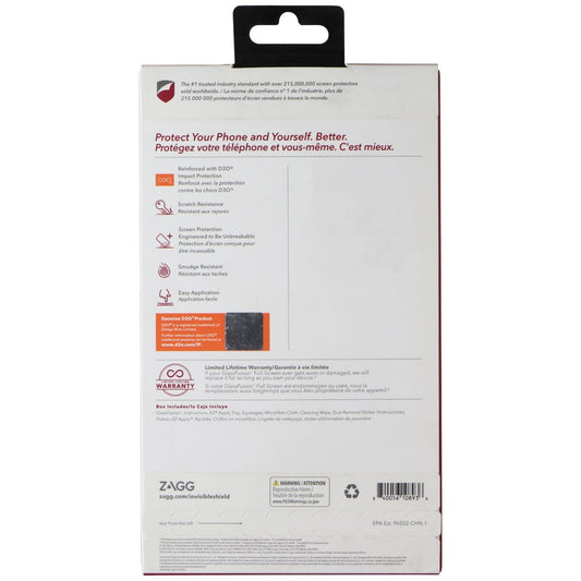 ZAGG InvisibleShield GlassFusion+ for Samsung Galaxy S21 Ultra 5G Cell Phone - Mounts & Holders Zagg - Simple Cell Bulk Wholesale Pricing - USA Seller