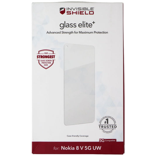 ZAGG InvisibleShield (Glass Elite+) Screen Protector for Nokia 8 V 5G UW Cell Phone - Screen Protectors Zagg    - Simple Cell Bulk Wholesale Pricing - USA Seller