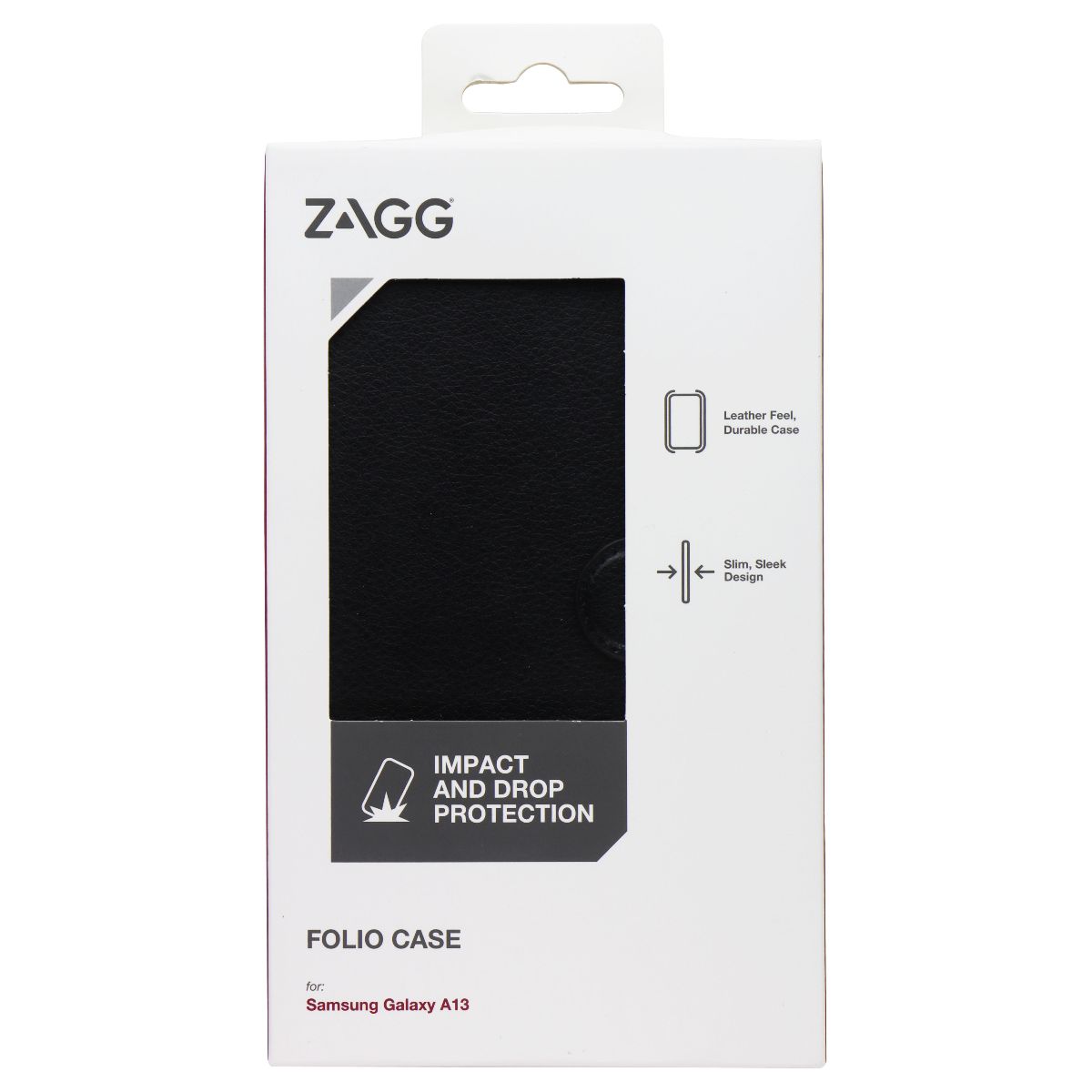 ZAGG Folio Case for Samsung Galaxy A13 - Black Cell Phone - Cases, Covers & Skins Zagg - Simple Cell Bulk Wholesale Pricing - USA Seller