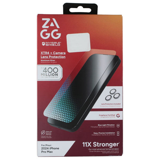 ZAGG Invisible Shield XTR4 + Camera Lens Protection for Apple iPhone 16 Pro Max Cell Phone - Screen Protectors Zagg - Simple Cell Bulk Wholesale Pricing - USA Seller