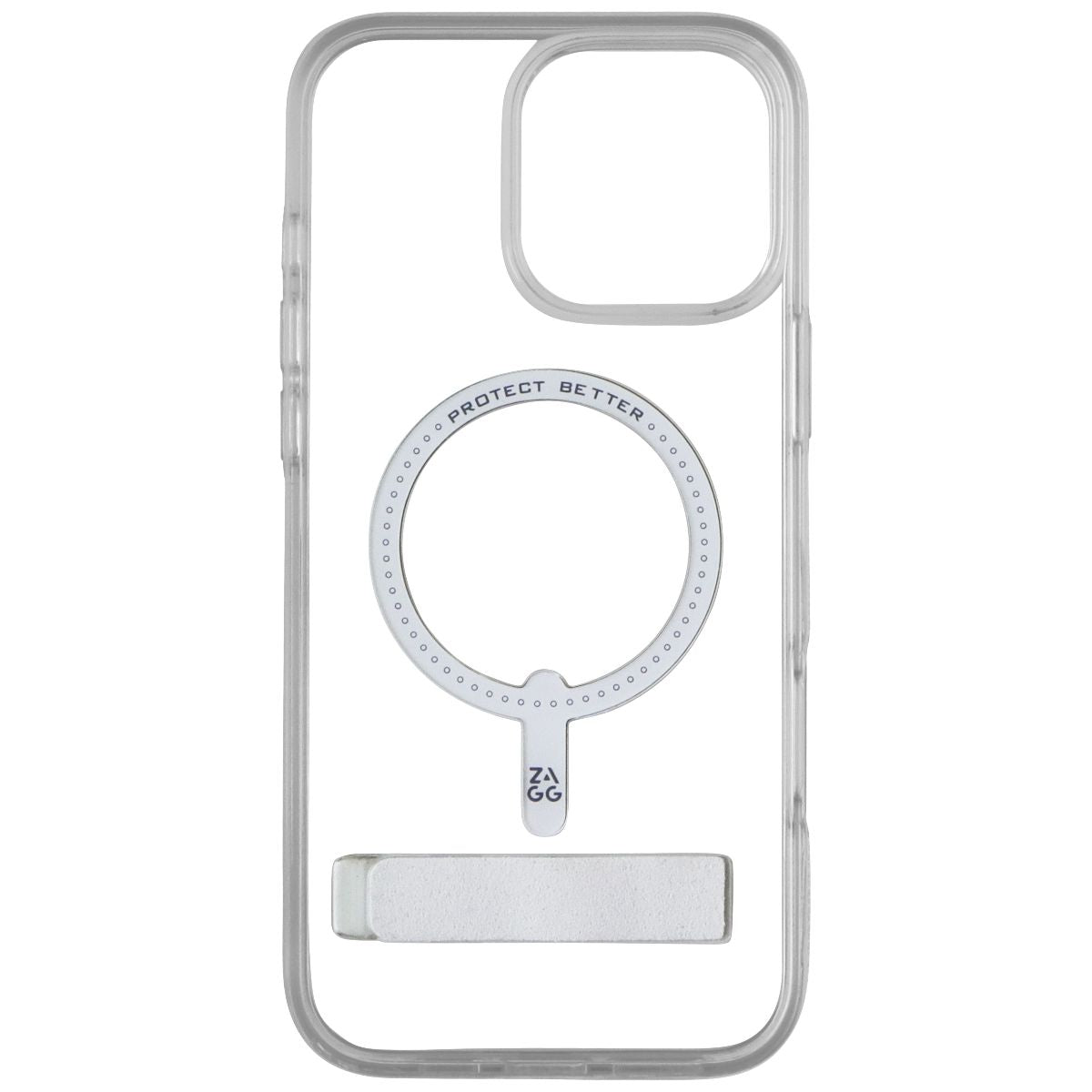 ZAGG Crystal Palace Snap Kickstand Case for MagSafe for iPhone 16 Pro Max -Clear Cell Phone - Cases, Covers & Skins Zagg - Simple Cell Bulk Wholesale Pricing - USA Seller