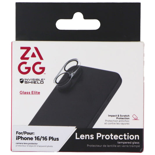 ZAGG Glass Elite Lens Protector for Apple iPhone 16 / 16 Plus Cell Phone - Screen Protectors Zagg - Simple Cell Bulk Wholesale Pricing - USA Seller