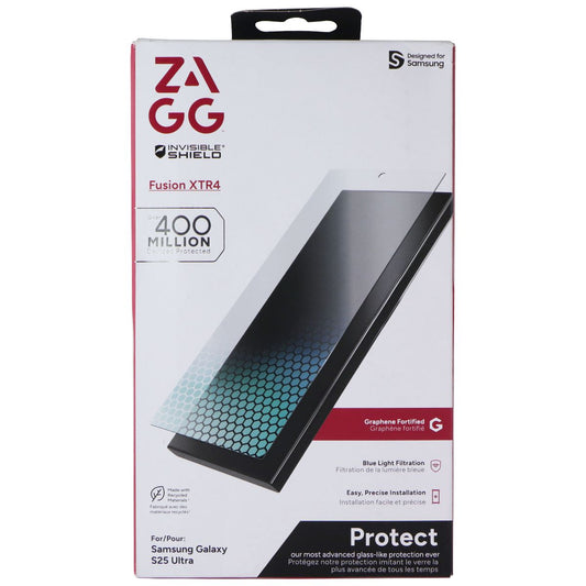 ZAGG InvisibleShield Fusion XTR4 Screen Protector for Samsung Galaxy S25 Ultra Cell Phone - Screen Protectors Zagg - Simple Cell Bulk Wholesale Pricing - USA Seller