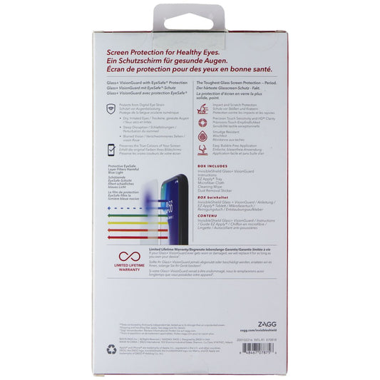 ZAGG Invisible Shield Glass + VisionGuard for Apple iPhone XS Max Cell Phone - Screen Protectors Zagg - Simple Cell Bulk Wholesale Pricing - USA Seller