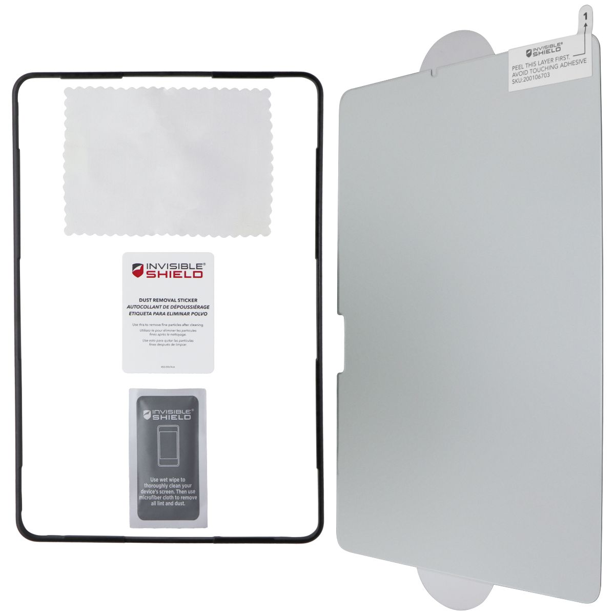 ZAGG (Glass Elite VisionGuard+) for Samsung Galaxy Tab S7 5G Tablet - Clear iPad/Tablet Accessories - Screen Protectors Zagg - Simple Cell Bulk Wholesale Pricing - USA Seller