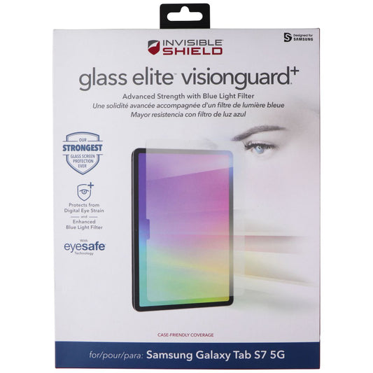 ZAGG (Glass Elite VisionGuard+) for Samsung Galaxy Tab S7 5G Tablet - Clear iPad/Tablet Accessories - Screen Protectors Zagg    - Simple Cell Bulk Wholesale Pricing - USA Seller