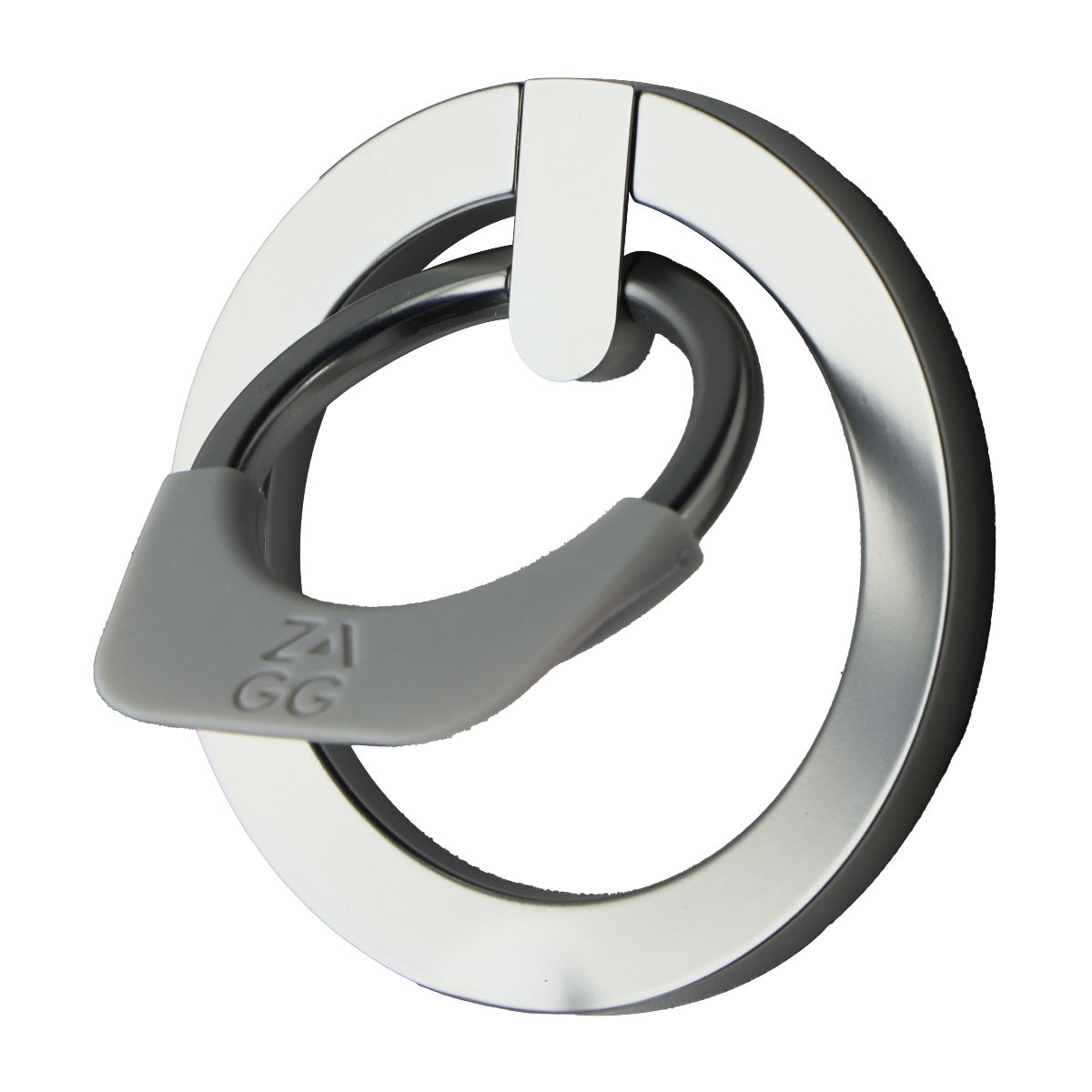 ZAGG Ring Snap 360 - Ring Grip/Kickstand for MagSafe for iPhones - Nickel Cell Phone - Mounts & Holders Zagg - Simple Cell Bulk Wholesale Pricing - USA Seller
