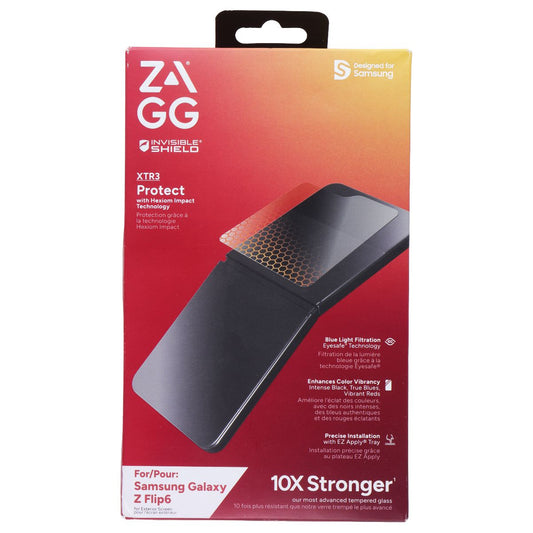 ZAGG XTR3 Screen Protector for Samsung Galaxy Z Flip6 - Clear Cell Phone - Screen Protectors Zagg - Simple Cell Bulk Wholesale Pricing - USA Seller