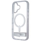 ZAGG Crystal Palace Snap Case with Kickstand for MagSafe for iPhone 17 - Clear Cell Phone - Cases, Covers & Skins Zagg - Simple Cell Bulk Wholesale Pricing - USA Seller