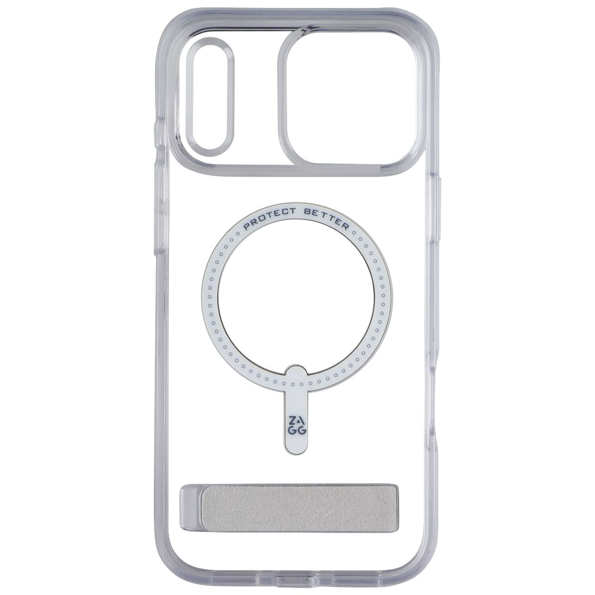 ZAGG Crystal Palace Kickstand Case for MagSafe for iPhone 17 Pro Max - Clear