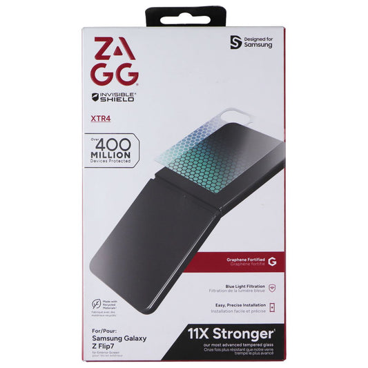 ZAGG InvisibleShield XTR4 Screen Protector for Samsung Galaxy Flip7 (Back) Cell Phone - Screen Protectors Zagg - Simple Cell Bulk Wholesale Pricing - USA Seller