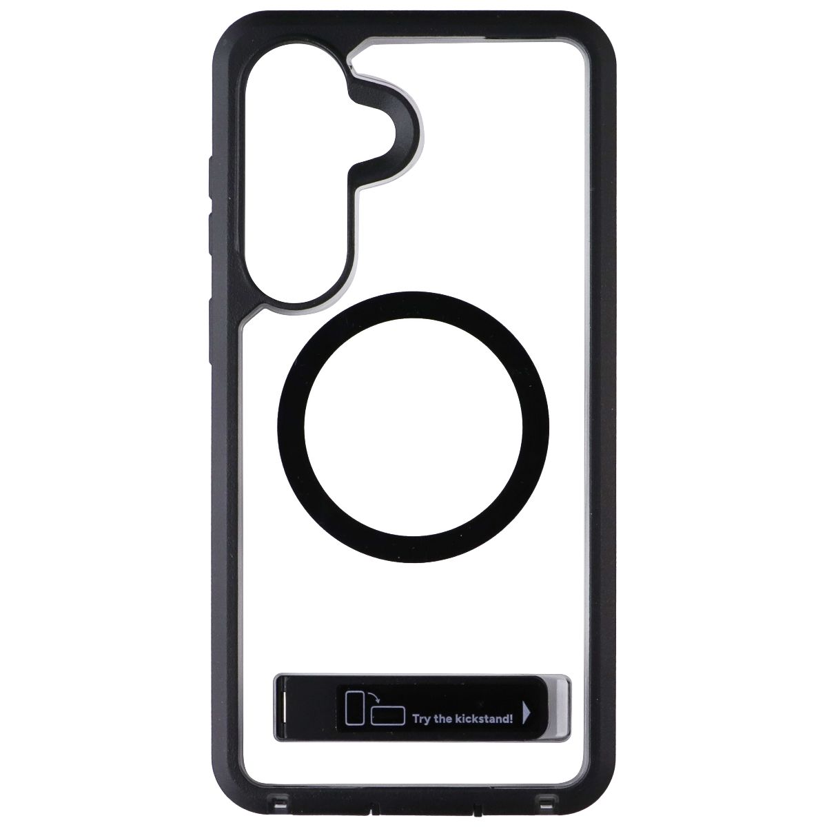 ZAGG Rainier Snap Kickstand MagSafe Case for Samsung Galaxy S26+ (Plus) - Black