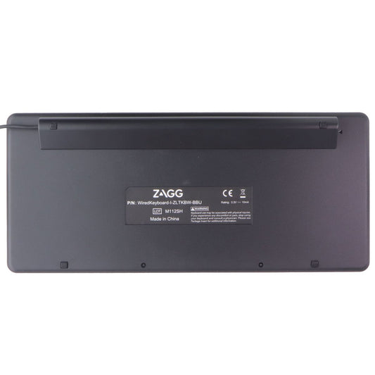 ZAGG Full-Size Wired MFi International Keyboard for iPad/iPod & iPhones - Black