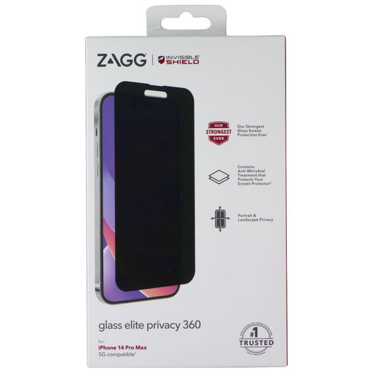 ZAGG Invisible Shield Glass Elite Privacy 360 for Apple iPhone 14 Pro Max Cell Phone - Screen Protectors Zagg - Simple Cell Bulk Wholesale Pricing - USA Seller