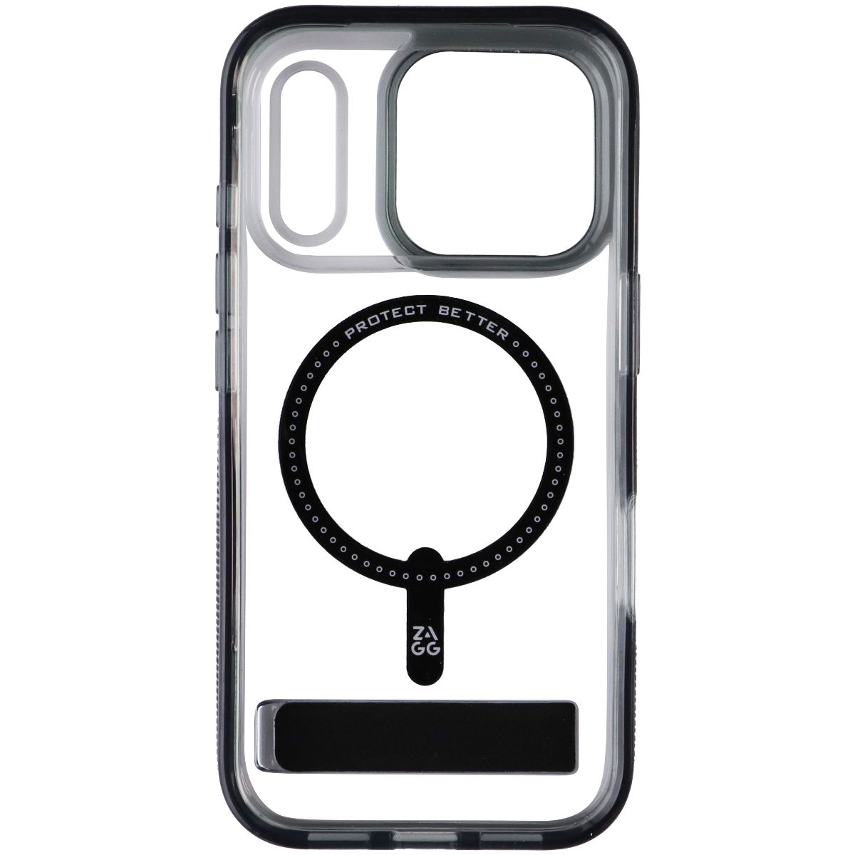 ZAGG Santa Cruz Snap Case with Kickstand for Apple iPhone 17 Pro - Jet Black