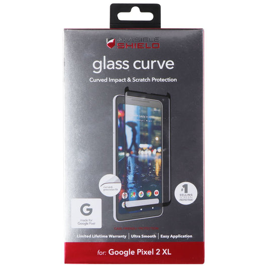 ZAGG Glass Curved Screen Protector for Google Pixel 2 XL - Clear Cell Phone - Screen Protectors Zagg    - Simple Cell Bulk Wholesale Pricing - USA Seller