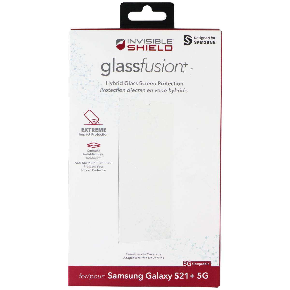 ZAGG Invisible Shield GlassFusion+ Screen Protector for Samsung Galaxy S21+ 5G