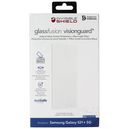 InvisibleShield GlassFusion VisionGuard+ Screen Protector for Galaxy S21+ 5G