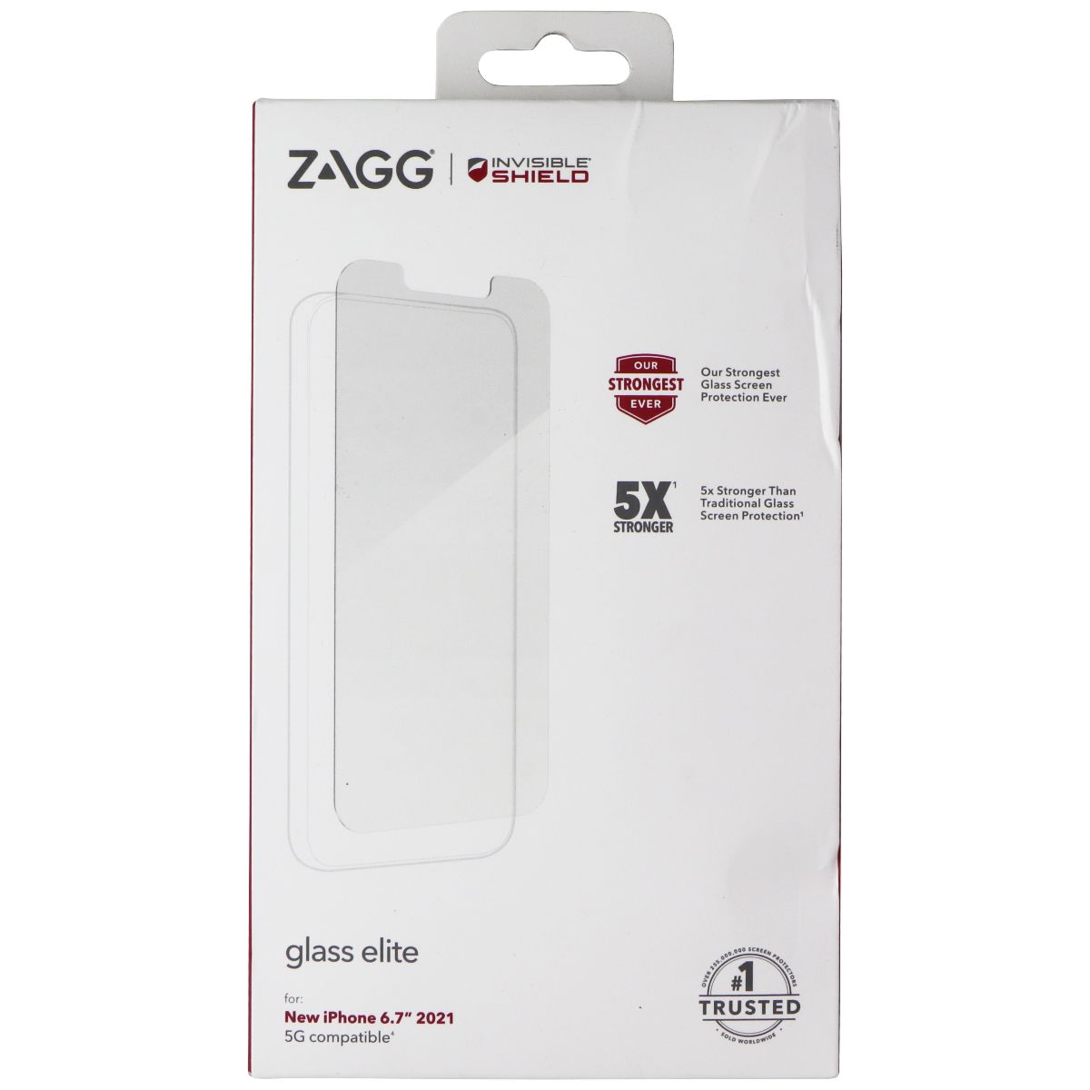 ZAGG InvisibleShield Glass Elite Screen Protector for iPhone 13 Pro Max Cell Phone - Screen Protectors Zagg - Simple Cell Bulk Wholesale Pricing - USA Seller