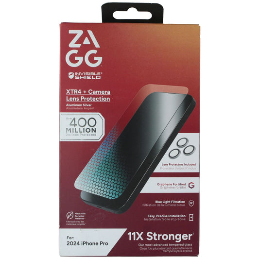 ZAGG Invisible Shield XTR4 + Camera Lens Protection for Apple iPhone 16 Pro Cell Phone - Screen Protectors Zagg - Simple Cell Bulk Wholesale Pricing - USA Seller