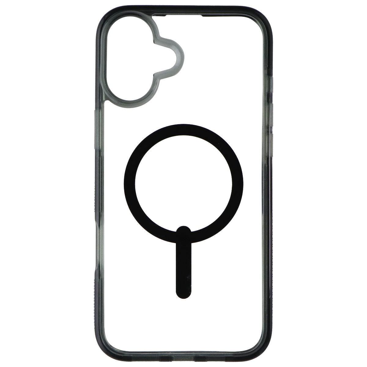 ZAGG Santa Cruz Snap Case for MagSafe for Apple iPhone 16 Plus - Clear/Black Cell Phone - Cases, Covers & Skins Zagg - Simple Cell Bulk Wholesale Pricing - USA Seller