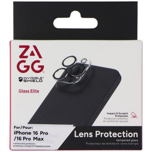 ZAGG Glass Elite Lens Protector for Apple iPhone 16 Pro / 16 Pro Max Cell Phone - Screen Protectors Zagg - Simple Cell Bulk Wholesale Pricing - USA Seller