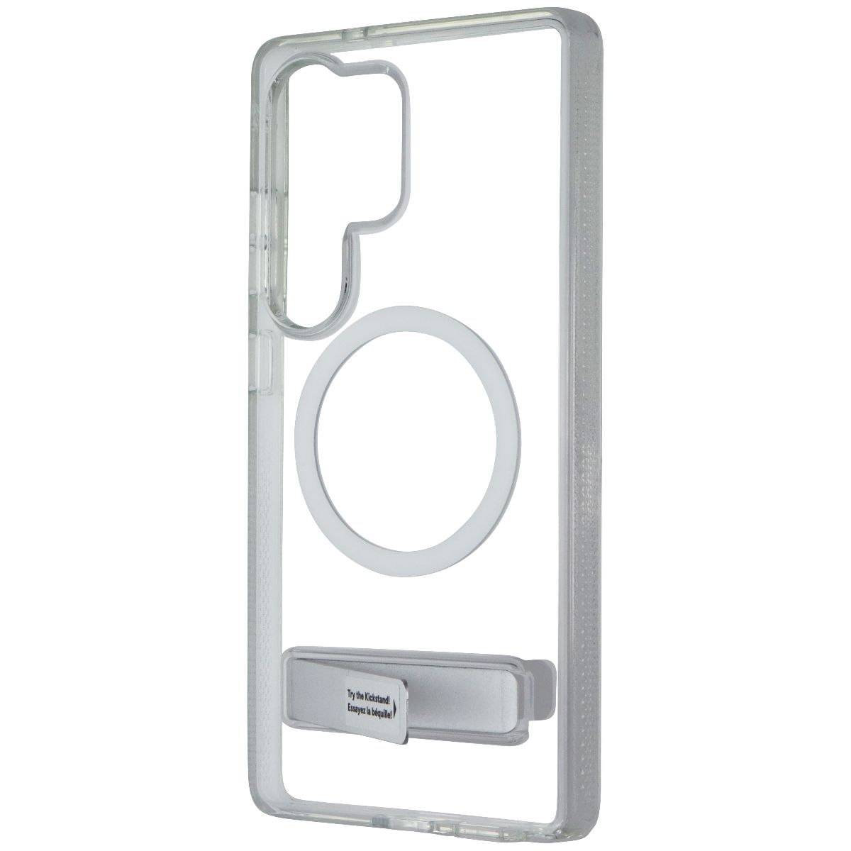ZAGG Crystal Palace Snap Case w/ Kickstand for Samsung Galaxy S25 Ultra - Clear Cell Phone - Cases, Covers & Skins Zagg - Simple Cell Bulk Wholesale Pricing - USA Seller