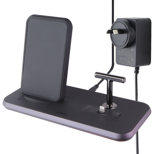 ZENS Stands + Dock Fast 20W Wireless Qi Charger for iPhone - Blk (AU PLUG) Cell Phone - Chargers & Cradles ZENS - Simple Cell Bulk Wholesale Pricing - USA Seller