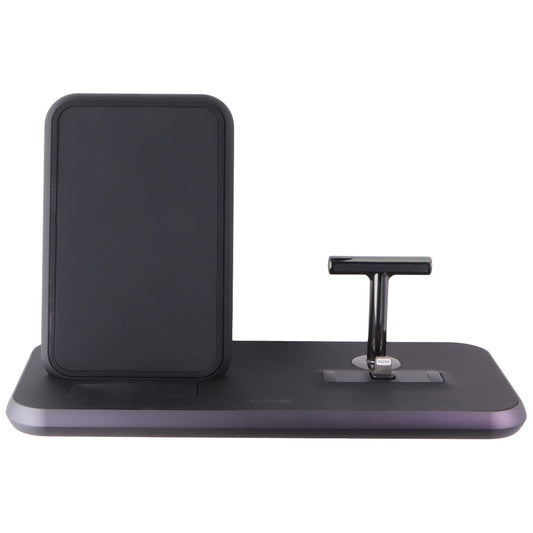 ZENS Stands + Dock Fast 20W Wireless Qi Charger for iPhone - Blk (AU PLUG)