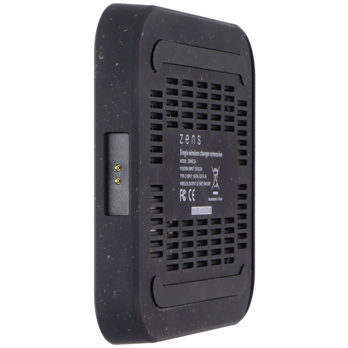 Zens Modular Series Single Wireless Charger Extension 10W - Black Cell Phone - Chargers & Cradles ZENS - Simple Cell Bulk Wholesale Pricing - USA Seller