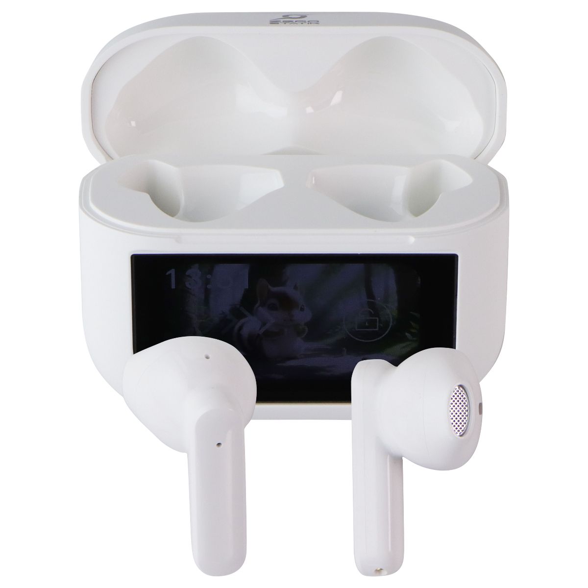 Zero Statik Wireless Earbuds (VIU-MEDIA-TW-WHT) - White Portable Audio - Headphones Zero Statik - Simple Cell Bulk Wholesale Pricing - USA Seller