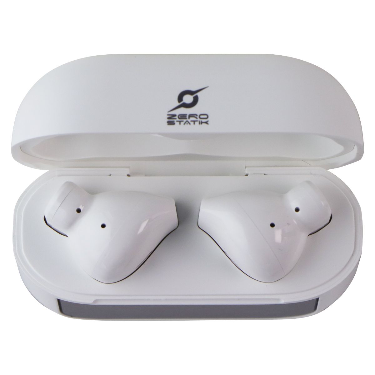 Zero Statik Wireless Earbuds (VIU-MEDIA-TW-WHT) - White Portable Audio - Headphones Zero Statik - Simple Cell Bulk Wholesale Pricing - USA Seller