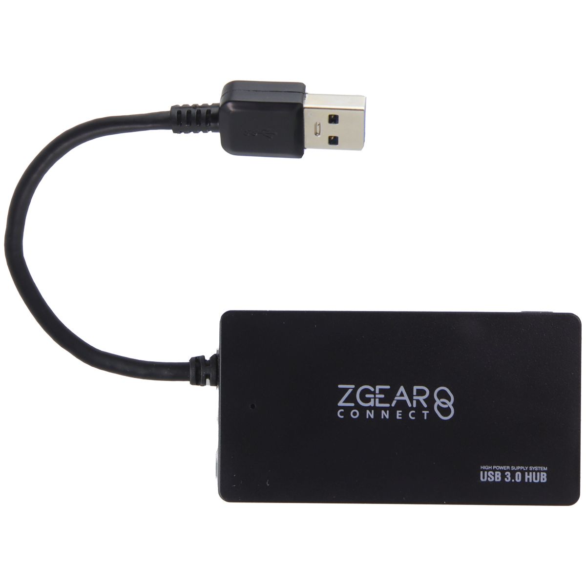 ZGear Connect Four Port USB 3.0 Data Hub - Black Computer/Network - USB Cables, Hubs & Adapters ZGear Connect - Simple Cell Bulk Wholesale Pricing - USA Seller