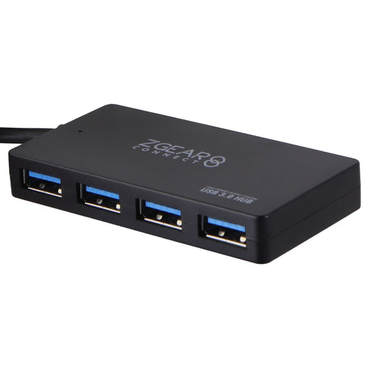 ZGear Connect Four Port USB 3.0 Data Hub - Black