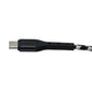 ZGear 10ft USB-A to USB-C Braided Sync & Charge Cable - Black/Silver Cell Phone - Cables & Adapters ZGEAR - Simple Cell Bulk Wholesale Pricing - USA Seller